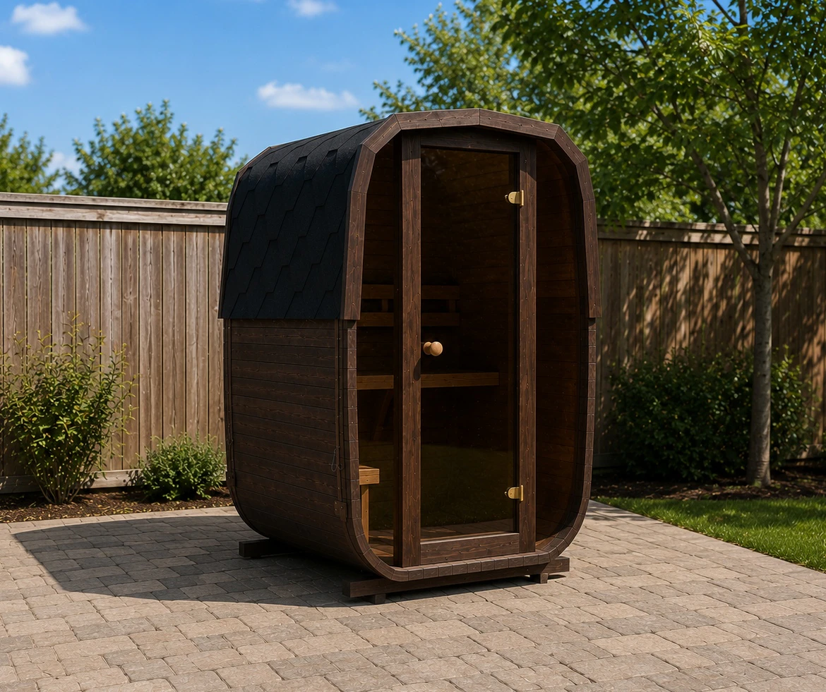 Kompaktowa sauna ogrodowa Nordic 2.4