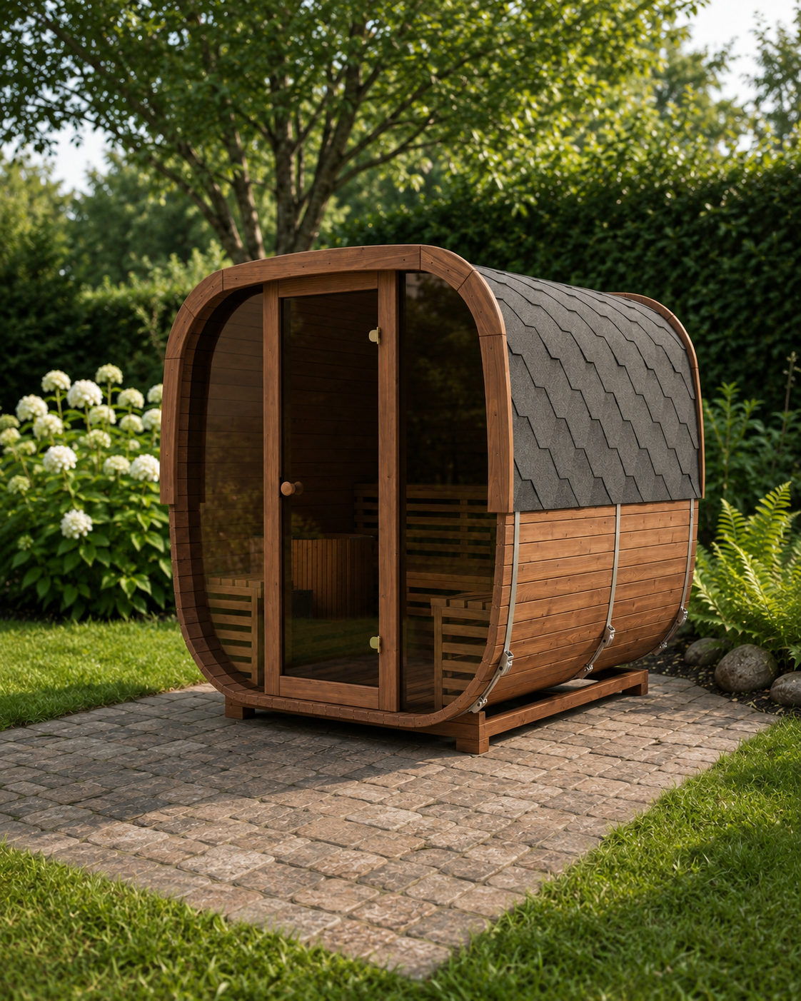 Sauna CUBE Maxi Glass